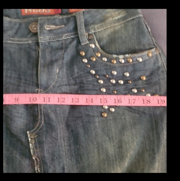 Muda  Flare Jean Skirt - Picture 6 of 6